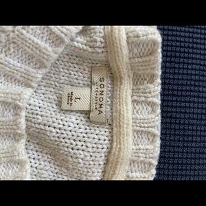 Cream Sweater lightly used. Great for winter months!